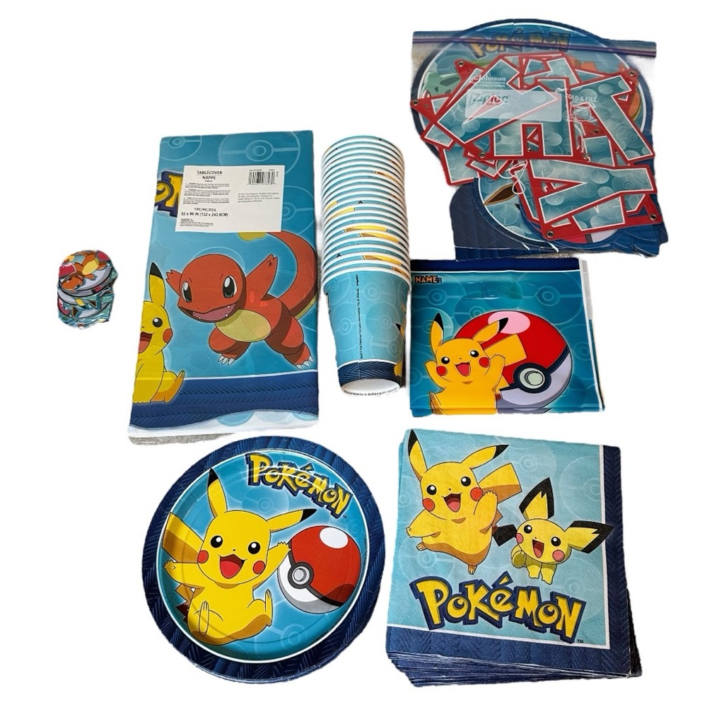 Pokemon birthday party decorations bundle